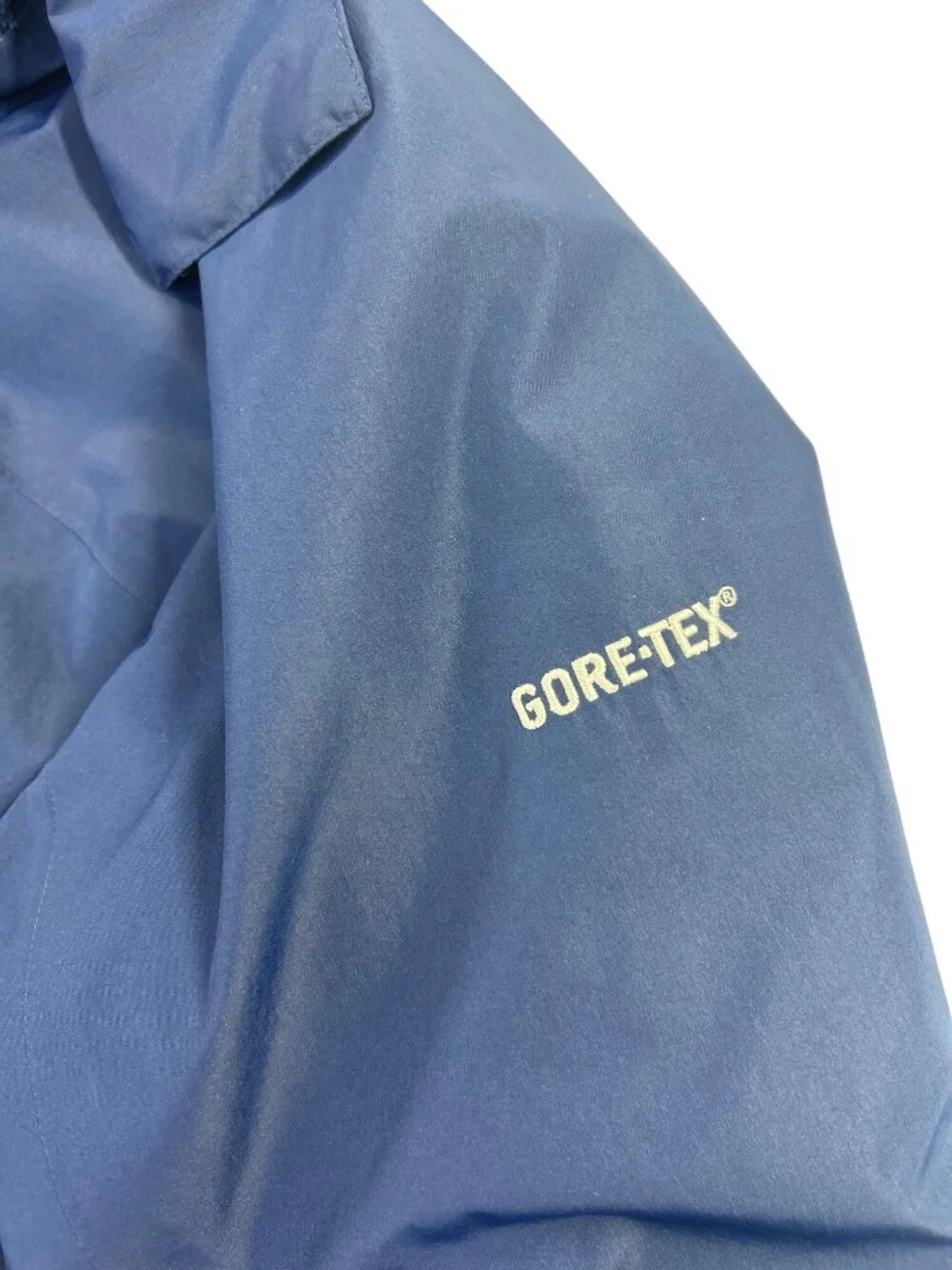 Marker Gore-Tex Snowboarding Jacket Men's S Blue Hooded Waterproof Ski Coat